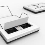 Vassoio costituito dalla pila di carta