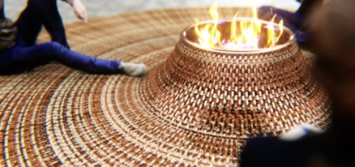 Tappeto con camino Daniele Pirotta InnovativaMente