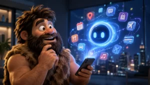 Agente AI che coordina diverse app da uno smartphone